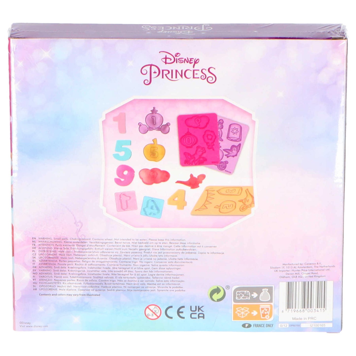 Princess Disney Okidoki Dough Shapes + Numbers